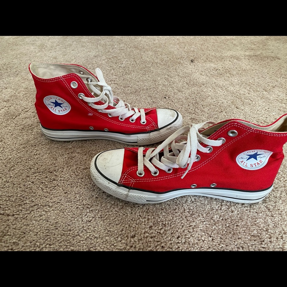 Red Chuck Taylors